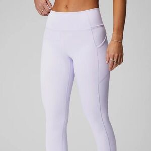 Fabletics Oasis PureLuxe High Waisted Light Lilac Leggings